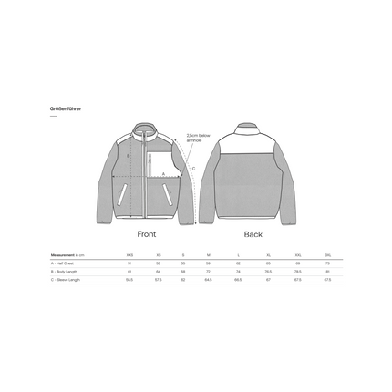 Fokus Football Relaxed Sherpa Jacke (Stick)