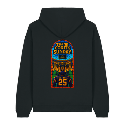 "Thank God it's Sunday" Relaxed Hoodie