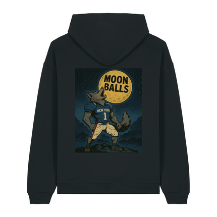 "Malik Moonballs" Relaxed Hoodie