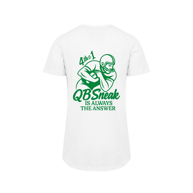 "QB Sneak" (Grün) Long Shirt