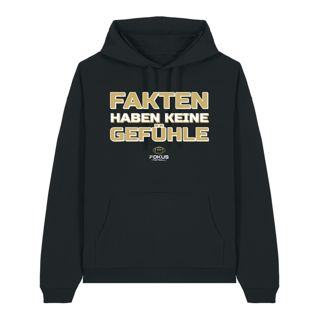 "Fakten haben keine Gefühle" Relaxed Hoodie (Print)